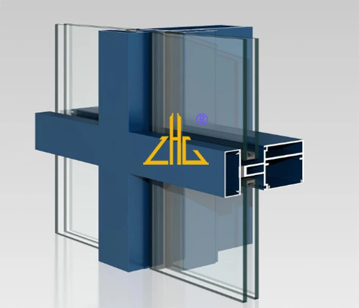 Sistem Dinding Tirai Kaca Profil Aluminium