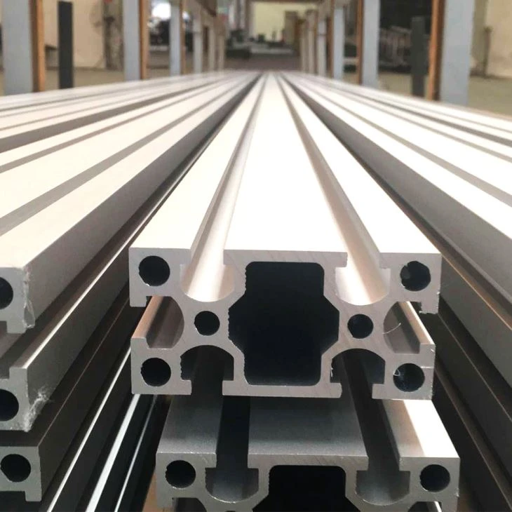 Saluran Slot T Aluminium Tersemperit